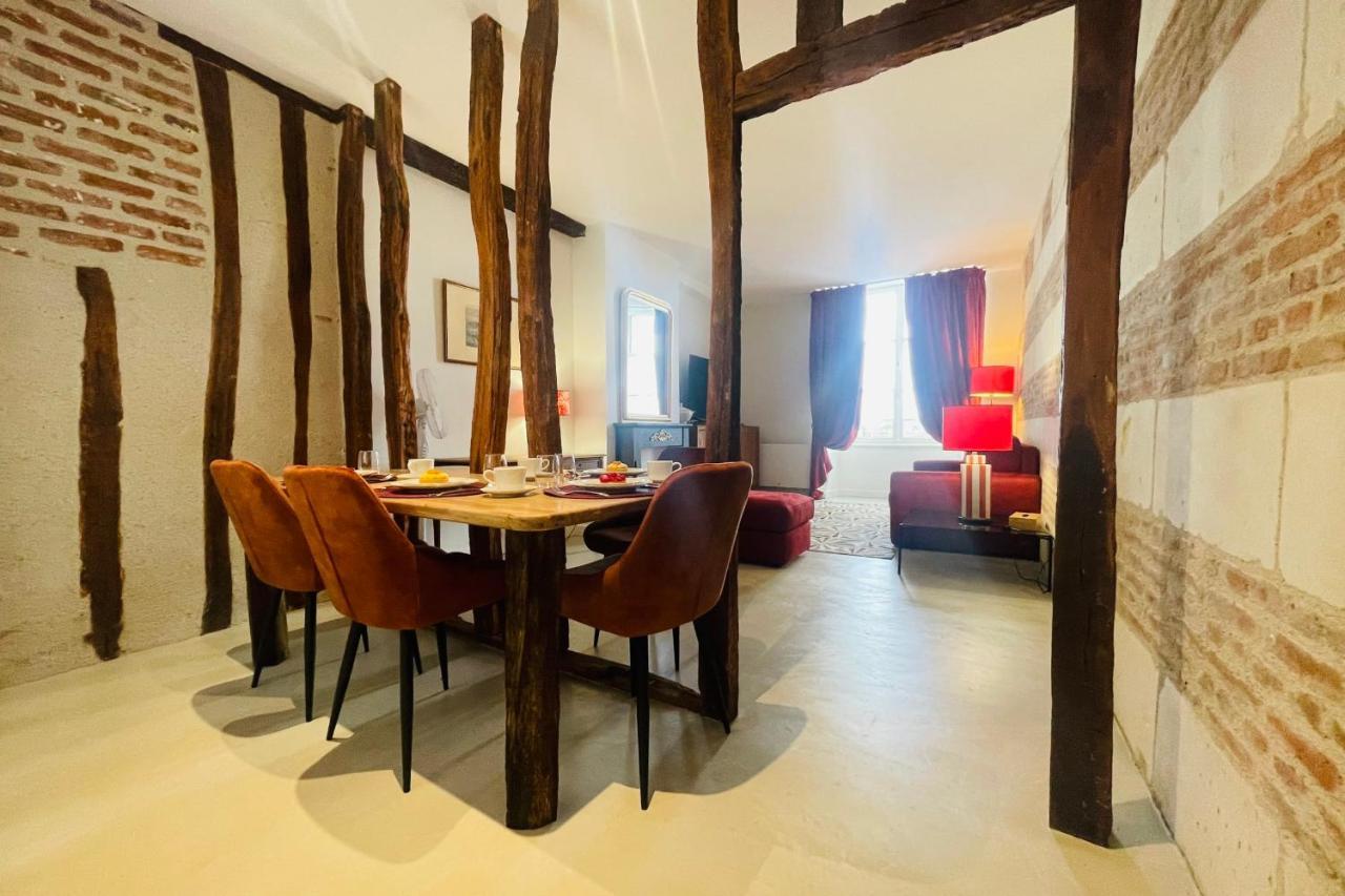 Splendid Apartment At The Foot Of The Castle Of Amboise - View Of The Loir Exteriör bild