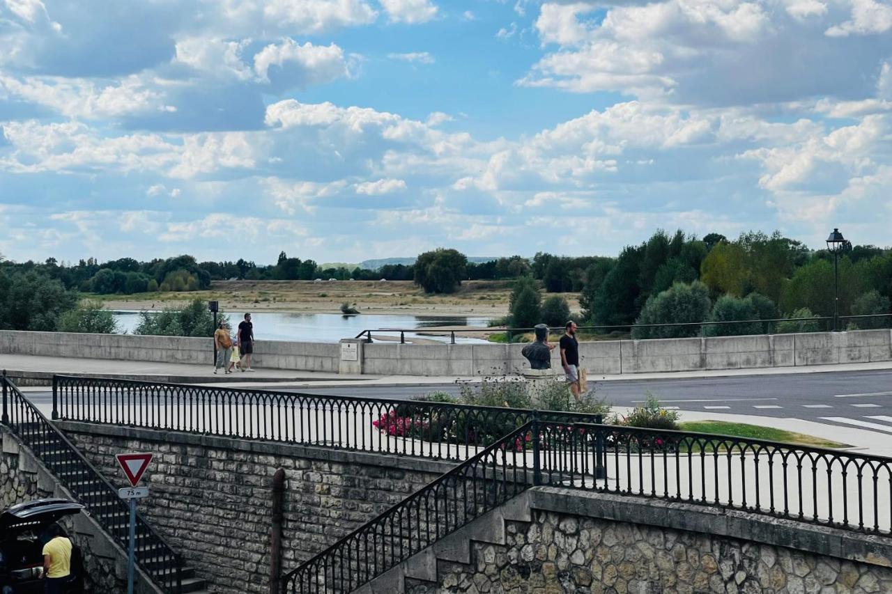 Splendid Apartment At The Foot Of The Castle Of Amboise - View Of The Loir Exteriör bild